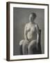 Nude Female Model, 1889-Vilhelm Hammershoi-Framed Giclee Print