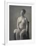 Nude Female Model, 1889-Vilhelm Hammershoi-Framed Giclee Print