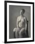 Nude Female Model, 1889-Vilhelm Hammershoi-Framed Giclee Print