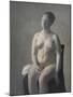 Nude Female Model, 1889-Vilhelm Hammershoi-Mounted Giclee Print