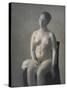 Nude Female Model, 1889-Vilhelm Hammershoi-Stretched Canvas