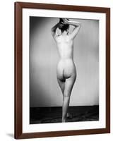 Nude Female Seen from the Back-null-Framed Photographic Print