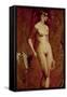 Nude Female Standing-William Etty-Framed Stretched Canvas