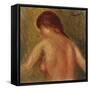 Nude Female Torso, from the Back-Mary Cassatt-Framed Stretched Canvas