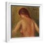 Nude Female Torso, from the Back-Mary Cassatt-Framed Giclee Print