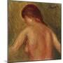 Nude Female Torso, from the Back-Mary Cassatt-Mounted Giclee Print
