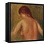 Nude Female Torso, from the Back-Mary Cassatt-Framed Stretched Canvas