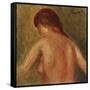 Nude Female Torso, from the Back-Mary Cassatt-Framed Stretched Canvas