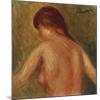 Nude Female Torso, from the Back-Mary Cassatt-Mounted Giclee Print