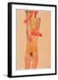 Nude Female with Folded Arms-Egon Schiele-Framed Giclee Print