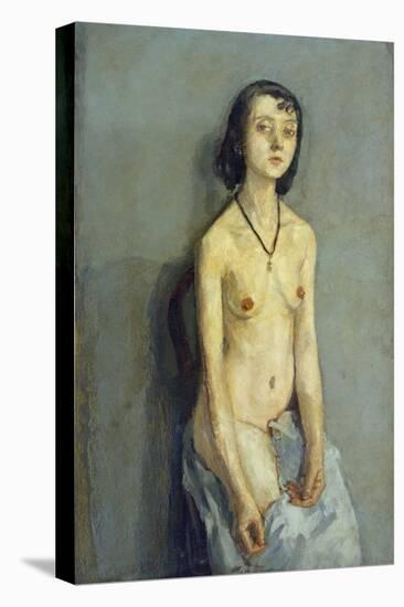 Nude Female-Gwen John-Stretched Canvas