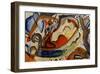 Nude Females in a Boat-Auguste Macke-Framed Giclee Print