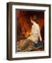 Nude Figure by Firelight-Guy Rose-Framed Giclee Print