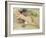 Nude Figure of a Girl, 1880-89-Pierre-Auguste Renoir-Framed Giclee Print