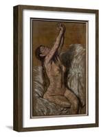 Nude Girl, 1887 (Oil on Canvas)-Federigo Zandomeneghi-Framed Giclee Print