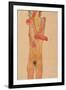 Nude Girl with Folded Arms, 1910-Egon Schiele-Framed Giclee Print