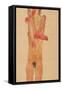 Nude Girl with Folded Arms, 1910-Egon Schiele-Framed Stretched Canvas