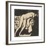 Nude Girl-Ernst Ludwig Kirchner-Framed Premium Giclee Print