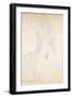 Nude; Halbakt, 1913 (Nude; Halbakt Gustav Klimt (1862-1918))-Gustav Klimt-Framed Giclee Print