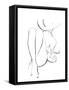 Nude Holding Glasses-Patricia Pinto-Framed Stretched Canvas