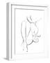 Nude Holding Glasses-Patricia Pinto-Framed Art Print