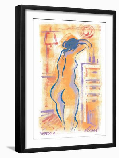 Nude II-Losar-Framed Art Print