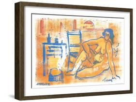 Nude III-Losar-Framed Art Print