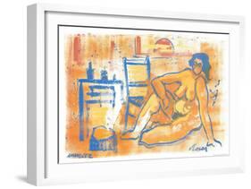 Nude III-Losar-Framed Art Print