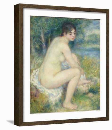 Nude in a Landscape, 1883-Pierre-Auguste Renoir-Framed Giclee Print