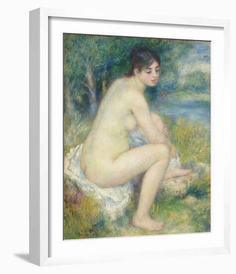 Nude in a Landscape, 1883-Pierre-Auguste Renoir-Framed Giclee Print