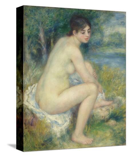 Nude in a Landscape, 1883-Pierre-Auguste Renoir-Stretched Canvas