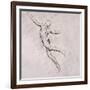 Nude in Action-John Singer Sargent-Framed Giclee Print