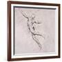 Nude in Action-John Singer Sargent-Framed Giclee Print