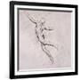 Nude in Action-John Singer Sargent-Framed Giclee Print