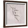 Nude in Action-John Singer Sargent-Framed Giclee Print