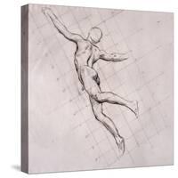 Nude in Action-John Singer Sargent-Stretched Canvas