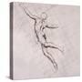 Nude in Action-John Singer Sargent-Stretched Canvas