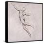 Nude in Action-John Singer Sargent-Framed Stretched Canvas