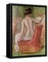 Nude in an Armchair, 1900-Pierre-Auguste Renoir-Framed Stretched Canvas