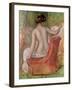 Nude in an Armchair, 1900-Pierre-Auguste Renoir-Framed Giclee Print