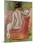 Nude in an Armchair, 1900-Pierre-Auguste Renoir-Mounted Giclee Print