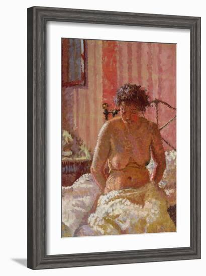 Nude in an Interior, c.1911-Harold Gilman-Framed Giclee Print