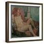 Nude in Old Tub, 2008-Pat Maclaurin-Framed Giclee Print