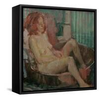 Nude in Old Tub, 2008-Pat Maclaurin-Framed Stretched Canvas