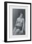 Nude in Pearls-null-Framed Art Print