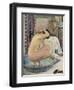 Nude in the Bath-Théo van Rysselberghe-Framed Art Print