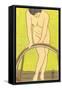 Nude Japanese Woman, Drawing-null-Framed Stretched Canvas