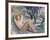 Nude Lying in a Garden, C.1934-Henri Lebasque-Framed Giclee Print