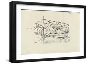 Nude Lying on a Bed-Walter Richard Sickert-Framed Giclee Print