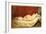 Nude Lying on a Sofa Against a Red Curtain-Etty-Framed Giclee Print